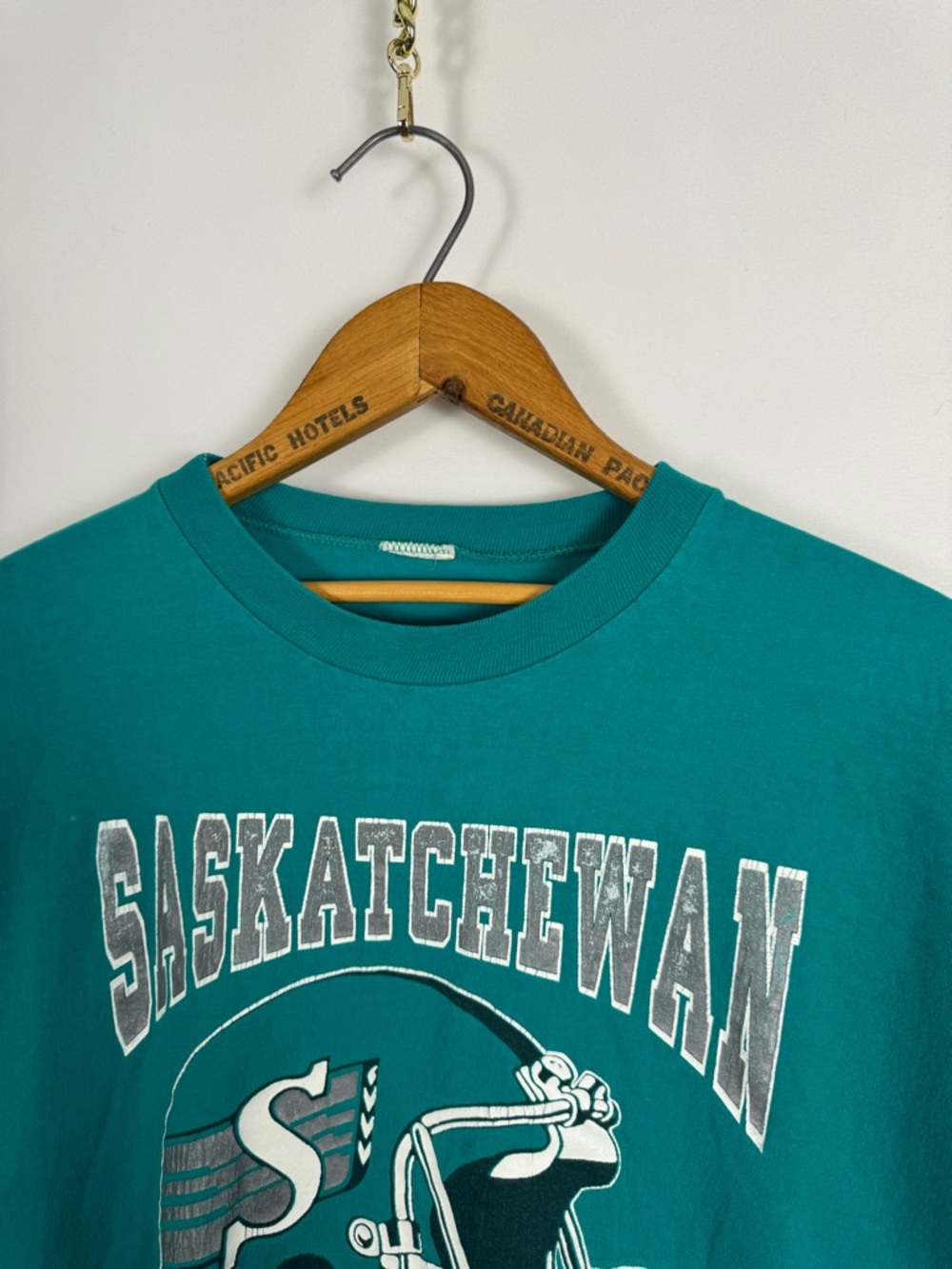 Vintage 80s Saskatchewan Roughriders Shirt - Picture 5 of 6